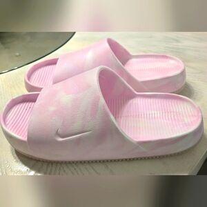 Nike Pink Slide Sandals Size 11 Worn Once